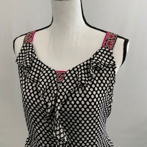 White House Black Market Size XS Ruffle Front